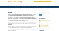 Desktop Screenshot of blakecoinmining.com