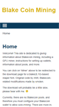 Mobile Screenshot of blakecoinmining.com